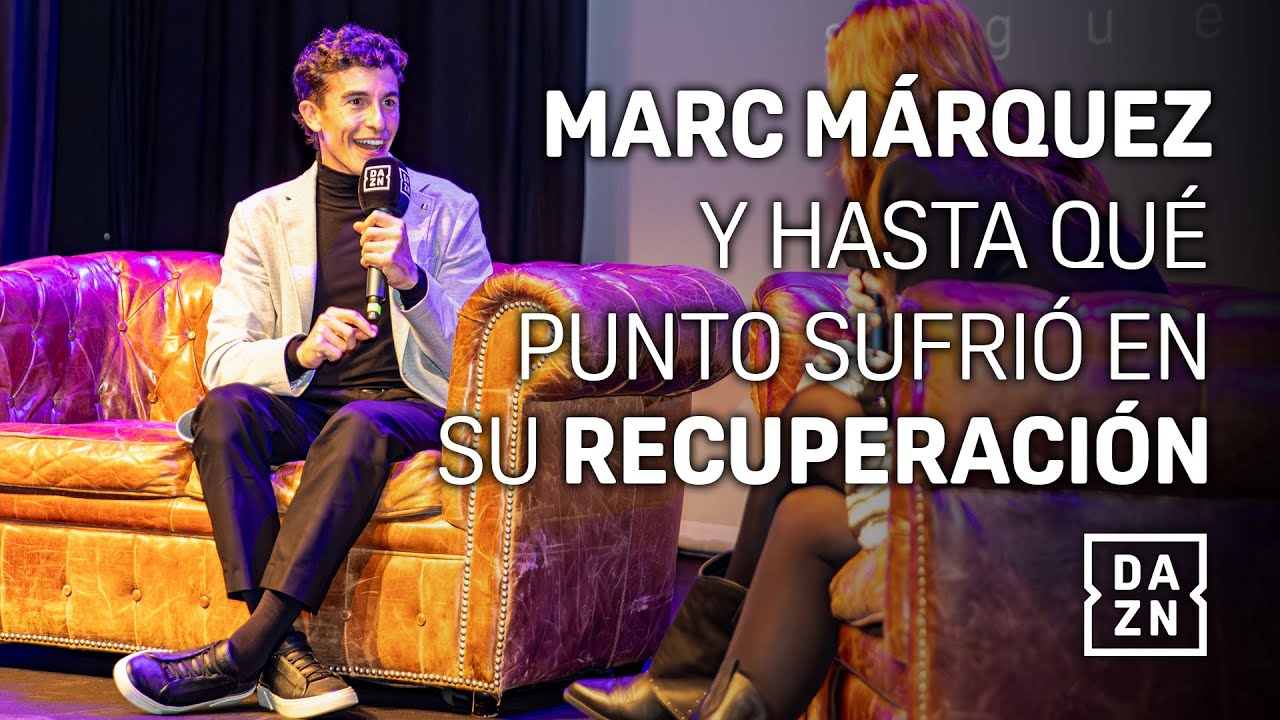 Marc Márquez reacciona a su calvario de lesiones en el estreno de 'VOLVER': “¡Qué de hostias!”