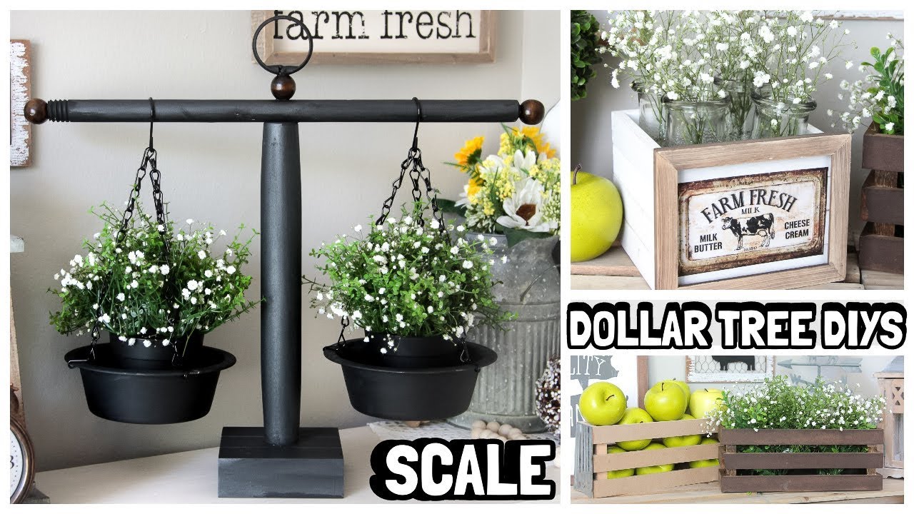 DOLLAR TREE FARMHOUSE DIYS 2019
