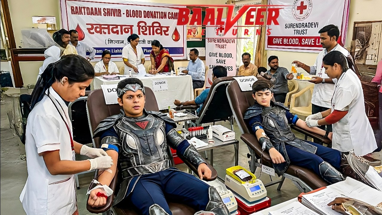 खून दान करते दिखे बालवीर और विवान, सामने आया उनका सबसे नेक रूप || Baalveer Return