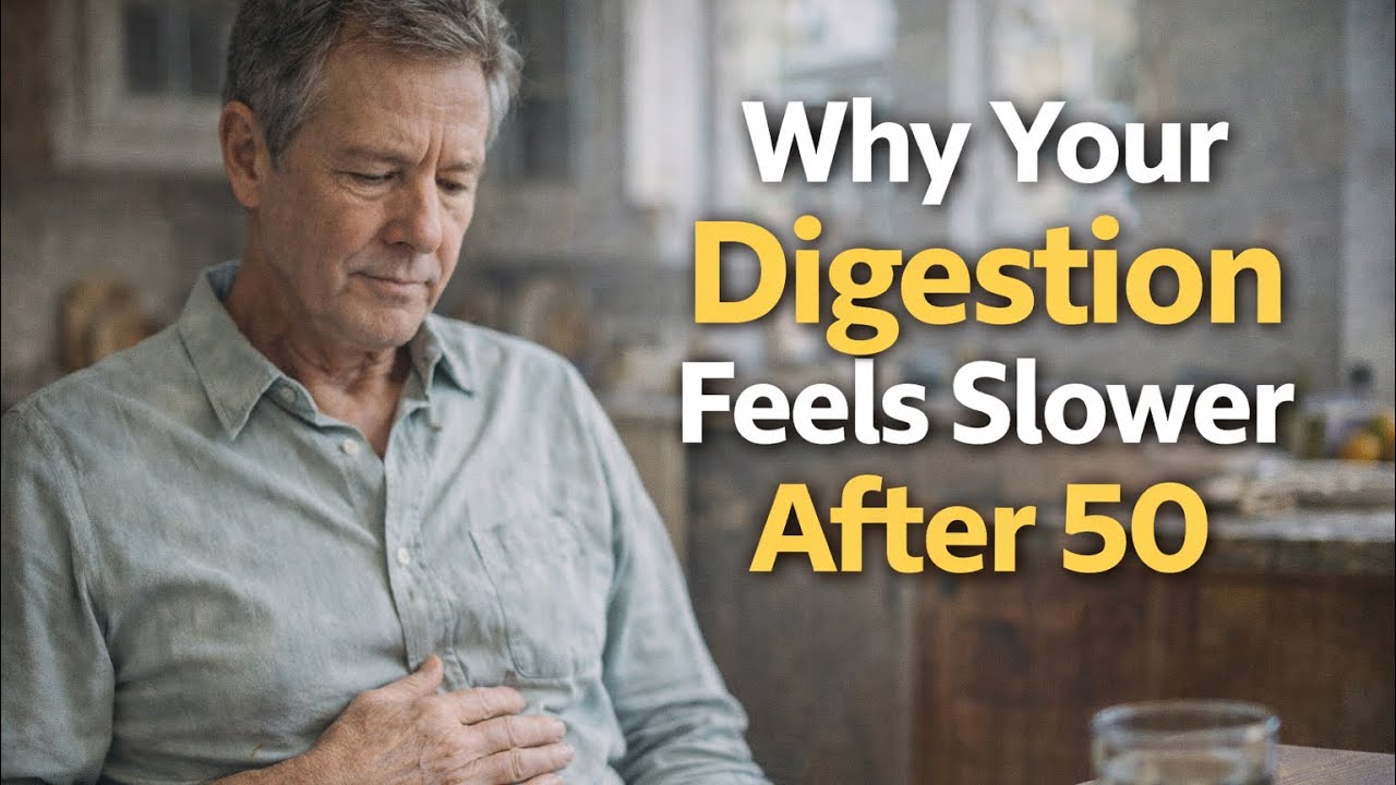 Why Your Digestion Feels Slower After 50