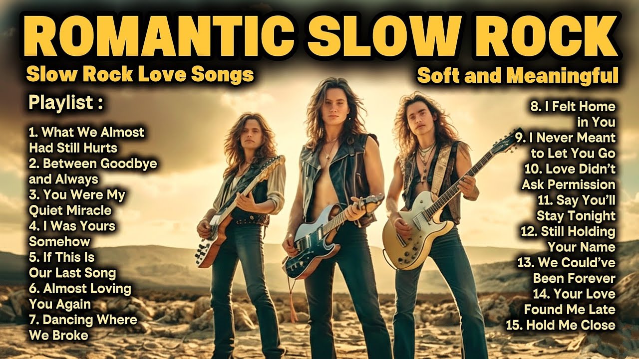 Romantic Slow Rock Love Songs ❤️ Soft and Meaningful