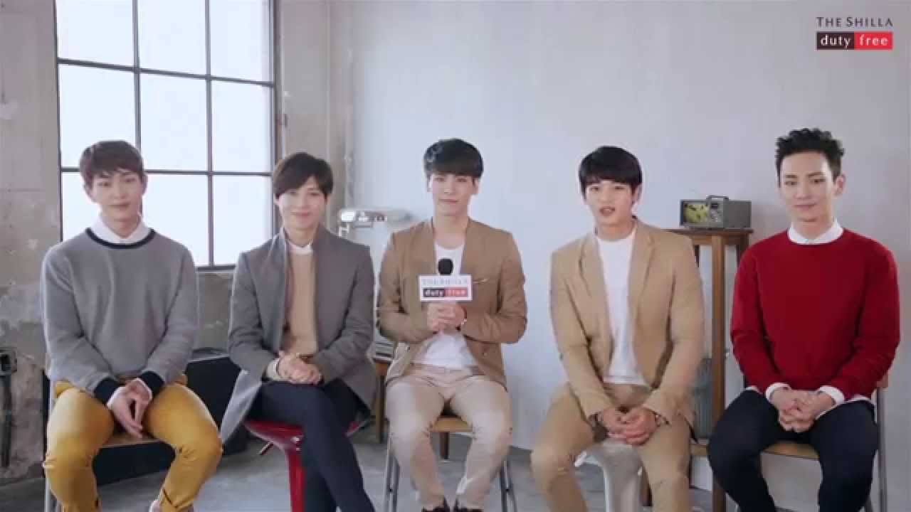 2015 신라면세점 신규모델, 샤이니(SHINee) 깨알 인터뷰 전격 공개