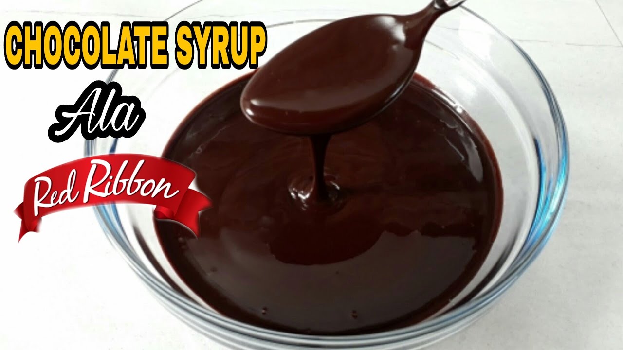 SUPER EASY CHOCOLATE SYRUP RECIPE | masarap, madaling gawin chocolate syrup ala red ribbon
