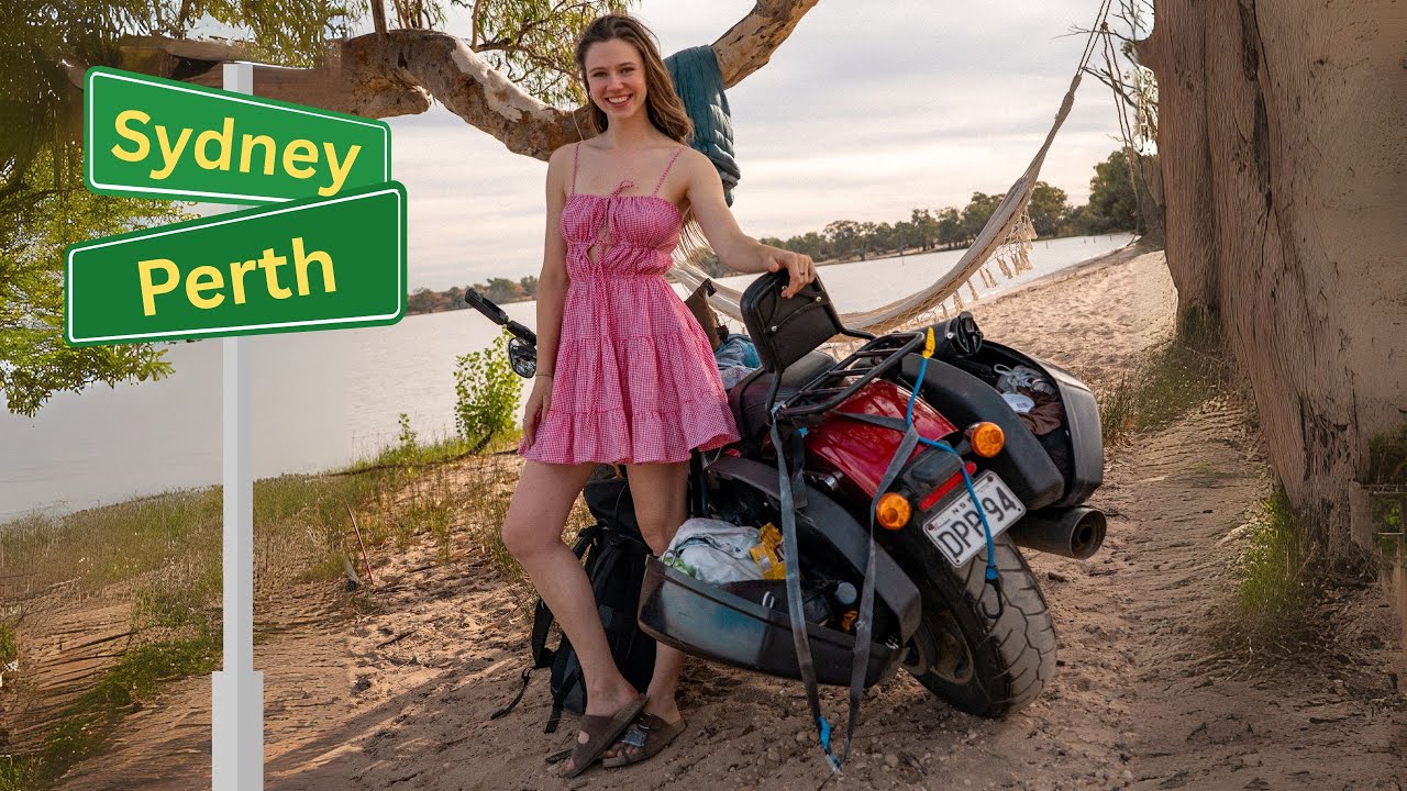 Mit der Harley in Australien
