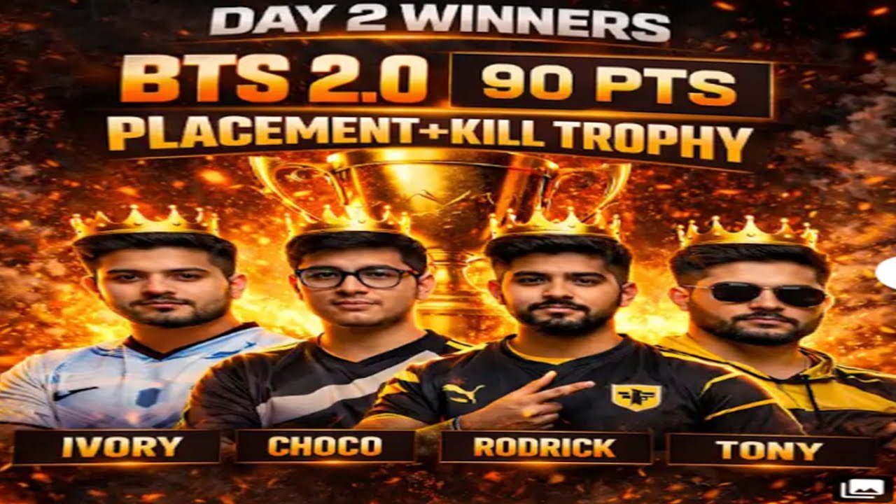 DAY 2 OF WAR WINNING MATCH BTS 2.0 PLACEMENT TROPHY IVORY CHOCO RODRICK TONY DINNER MATCH #btswar