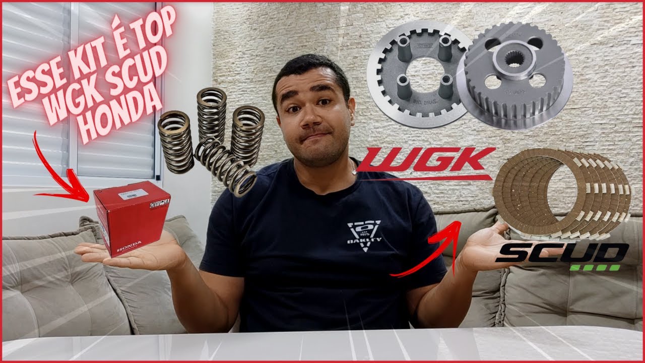 Molas Originais Discos Embreagem Scud Cubo Plato Wgk Cg Titan 150 160
