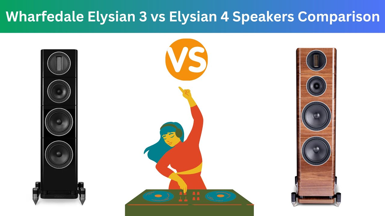Wharfedale Elysian 3 vs Elysian 4 Speakers Comparison 