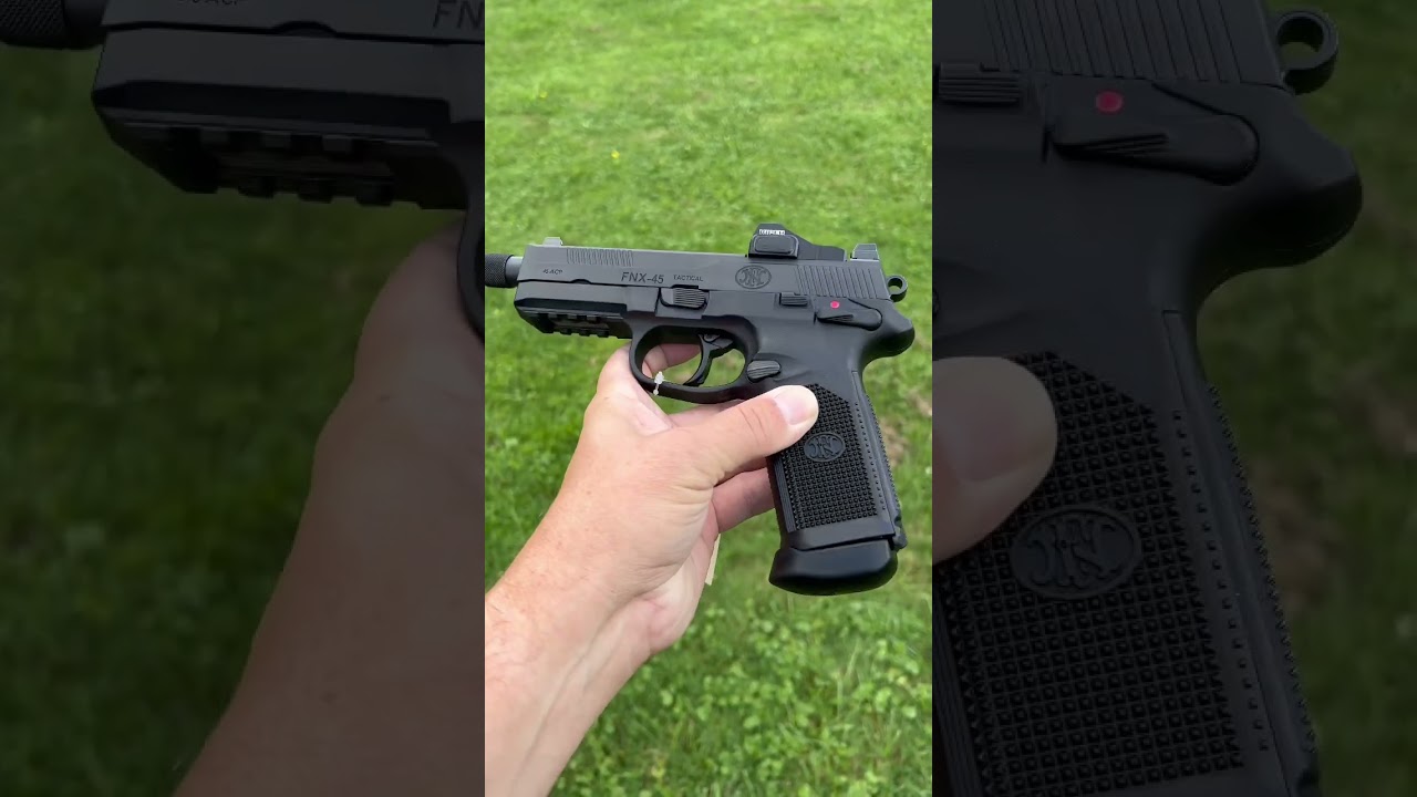 Just an all around badass handgun to own! FN FNX-45 Tactical Viper Semi Auto Handgun .45 ACP Black
