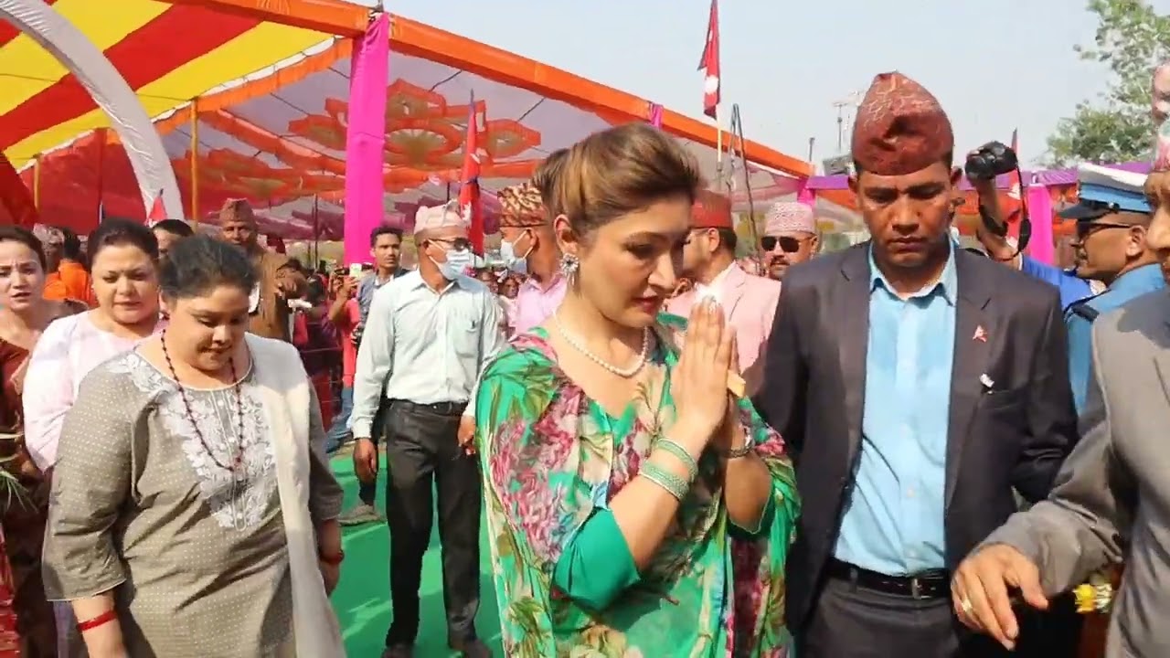 Citizen's salute to King Gyanendra Shah today at Dhangadhi Stadium
