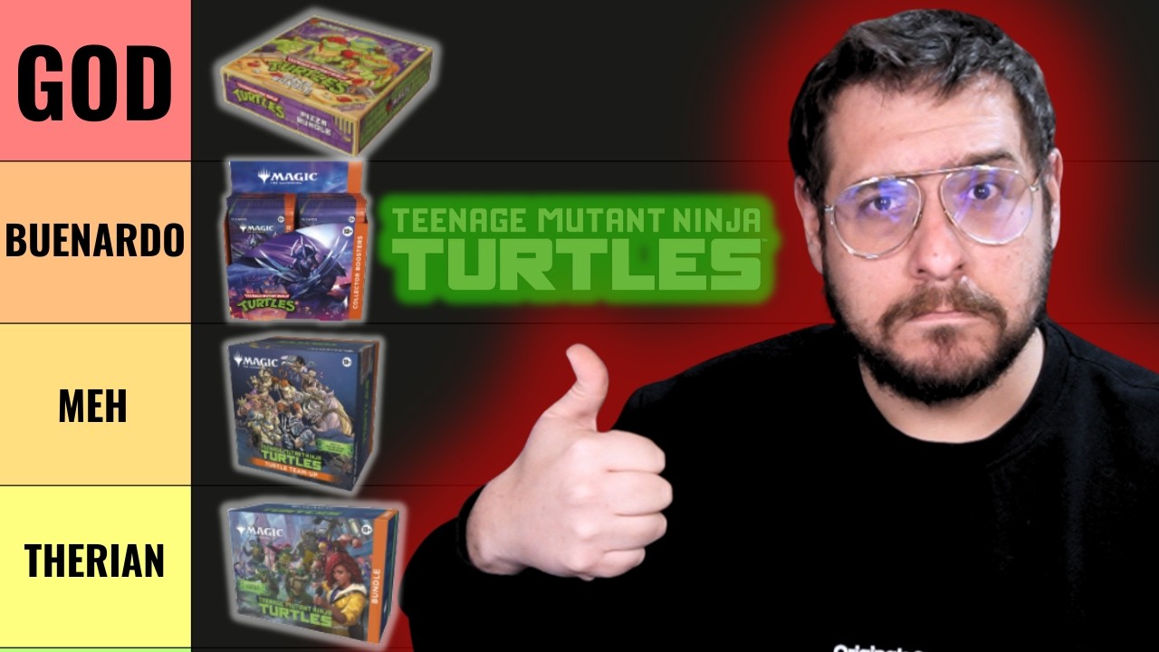 Los productos QUE DEBES comprar de las TORTUGAS NINJA Magic the gathering