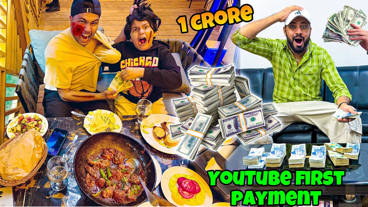 ALHAMDULILLAH YOUTUBE FIRST PAYMENT A GAI😱|| PARTY ME ALI OR ABDULLAH KI PAYMENT PR LARAI HO GAI 😳||