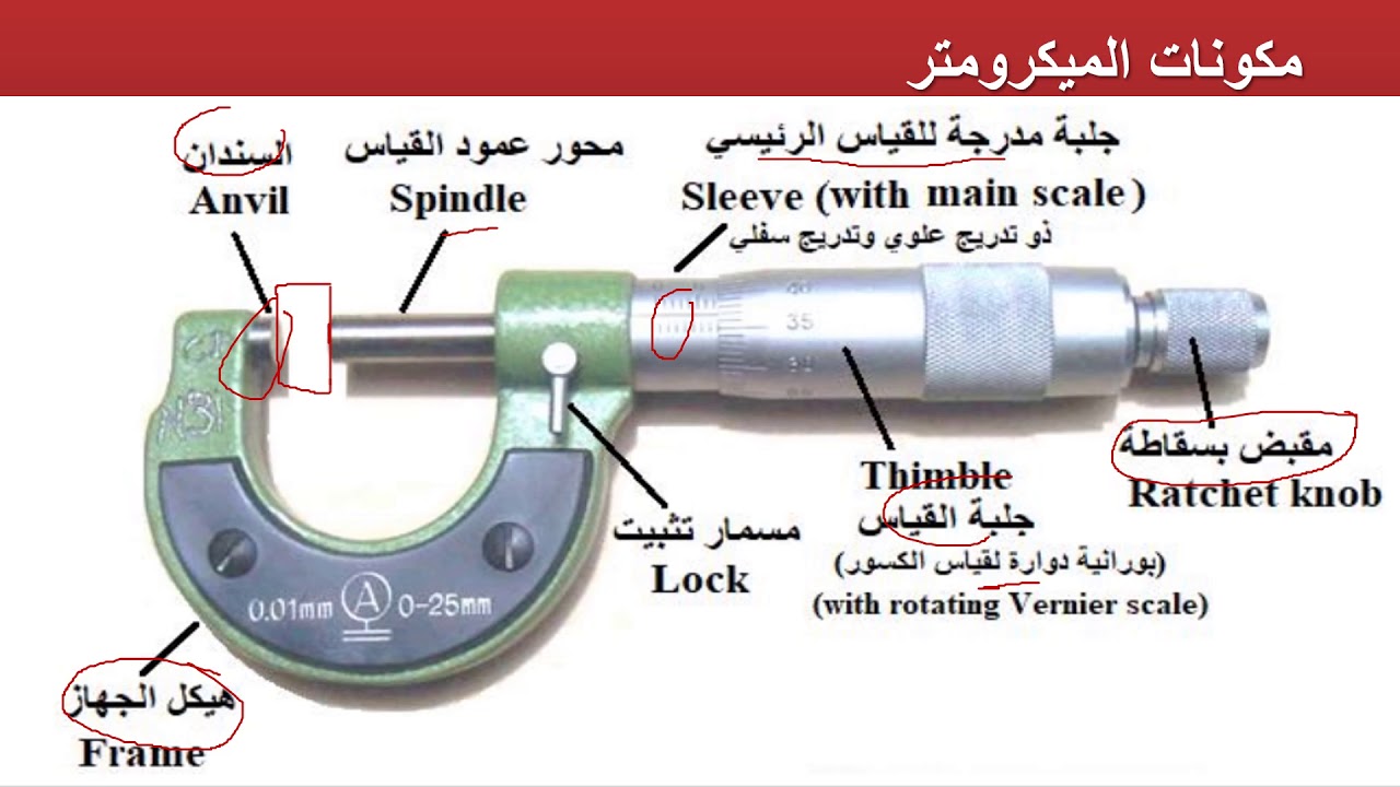 Lecture 10 | Metrology 3 || القياس بالميكرومتر - تكنولوجيا الإنتاج