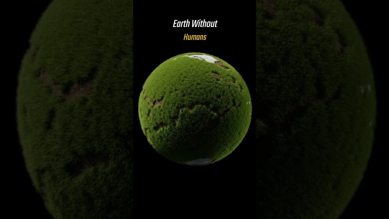 What If Earth Had No Humans? | A Planet Without Us 🌍#EarthWithoutHumans #LifeAfterHumans #space