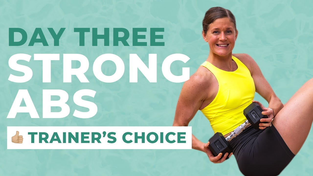 Ab Challenge Day 3: 7-Minute Strong Abs with Weights (My Favorite Ab Exercises)