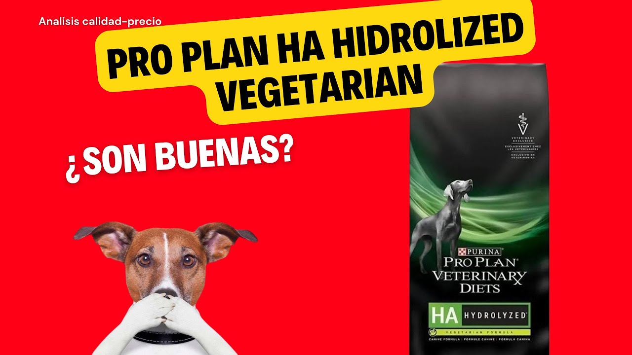 Análisis de alimento para perro: Pro Plan HA Hidrolized Vegetarian