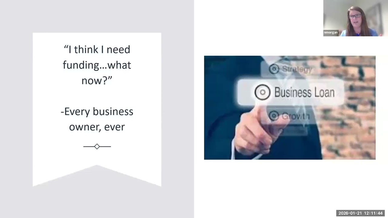 SCORE Workshop: Business Bank Loan Application Tips (Jan. 2026)