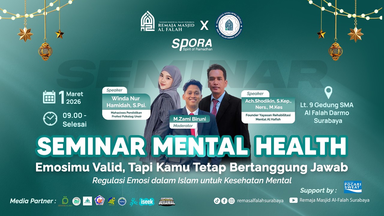 SEMINAR MENTAL HEALTH - REMAJA MASJID AL FALAH SURABAYA