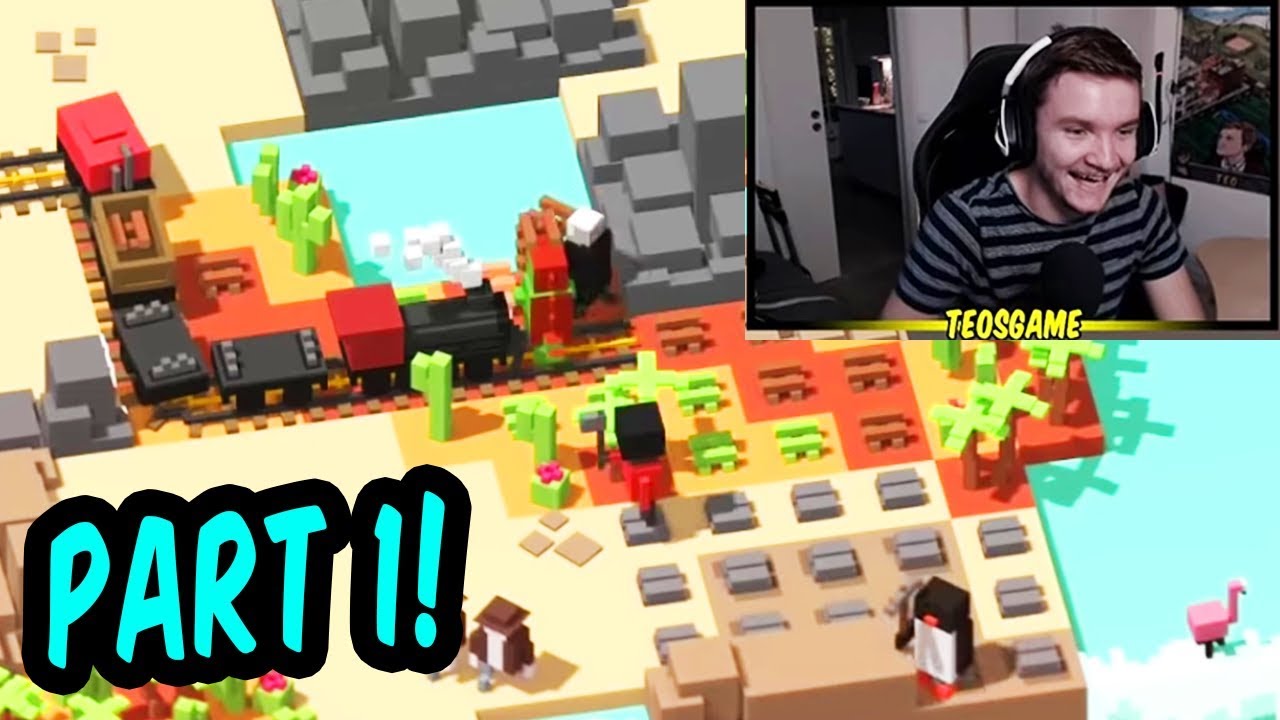 a friendly train game with da boys :) Unrailed! part 1