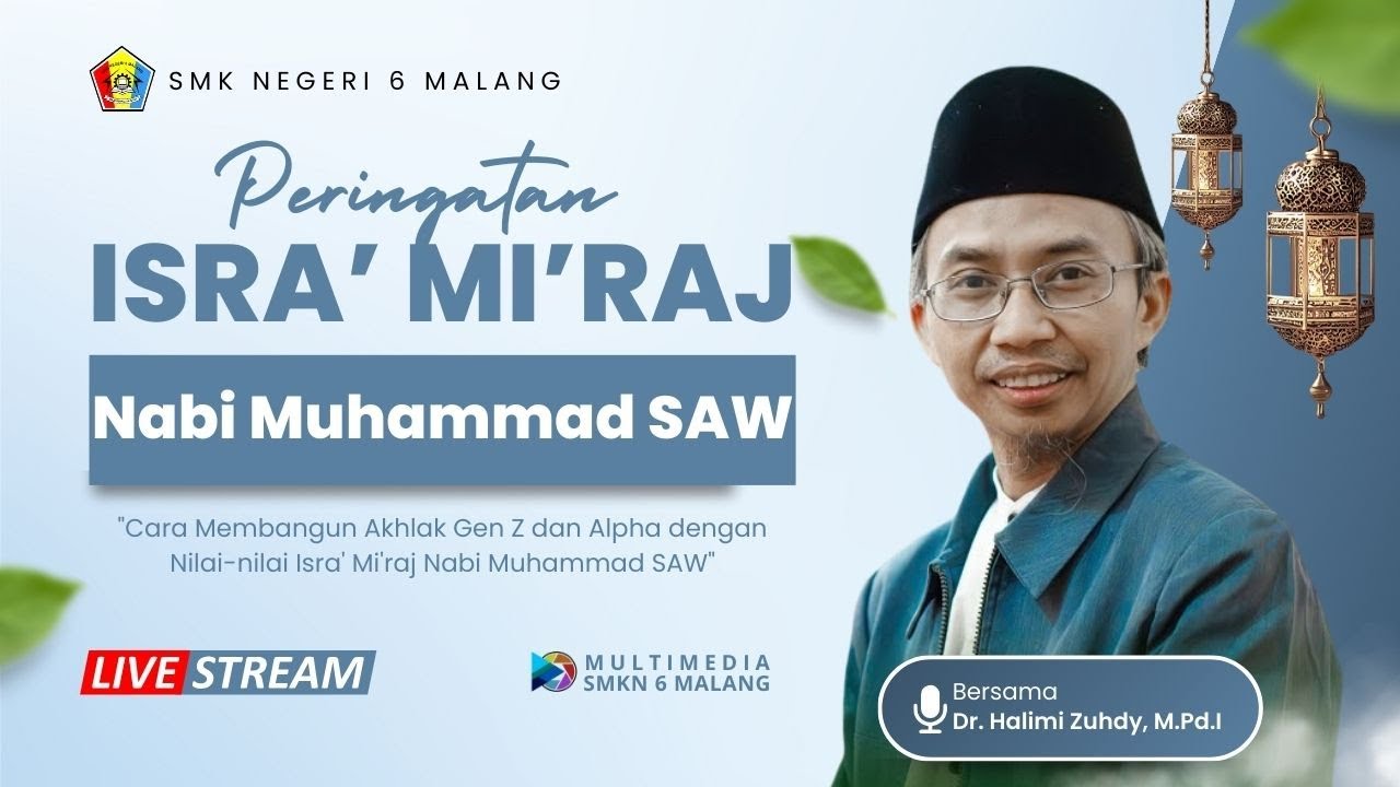 Peringatan Isra' Mi'raj Nabi Muhammad SAW 1447H  I SMKN 6 Malang I 2026