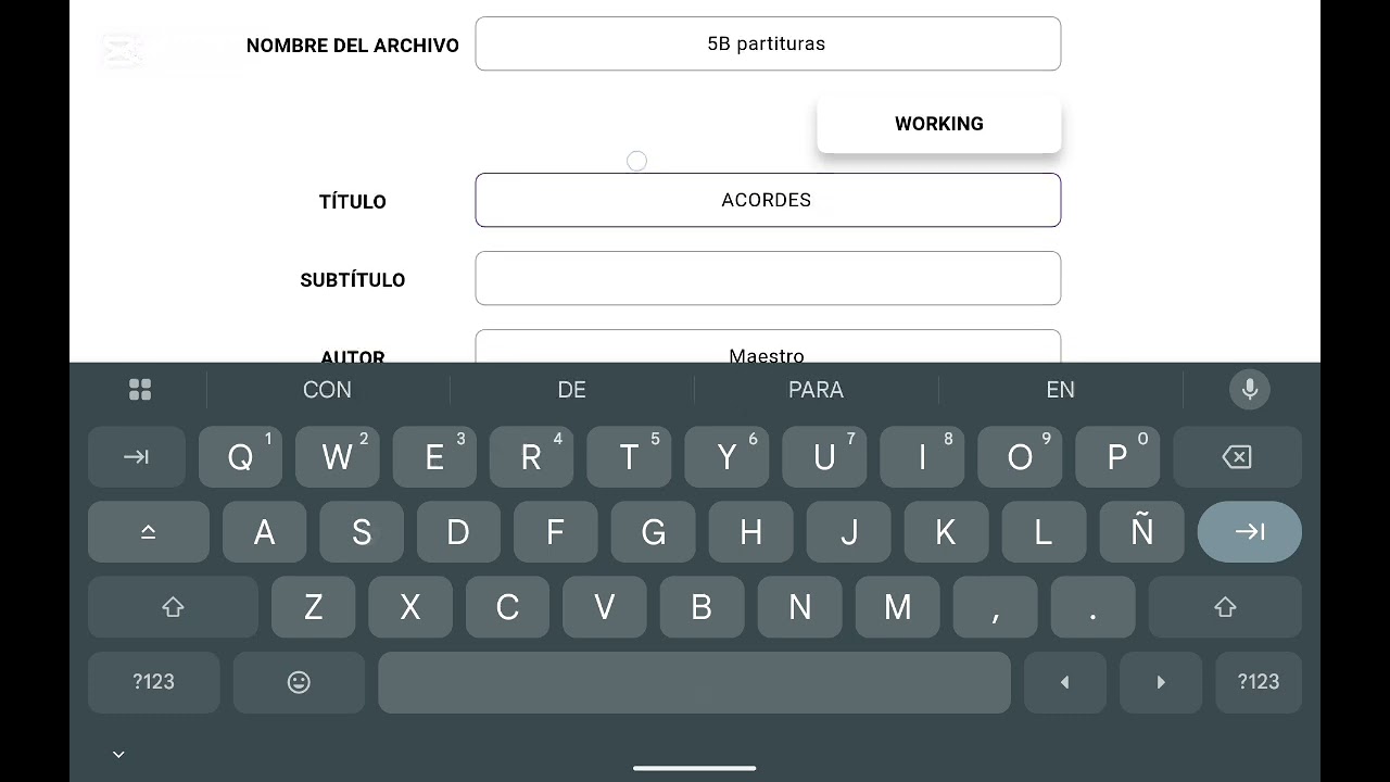 Tutorial Manejo de la APP MAESTRO