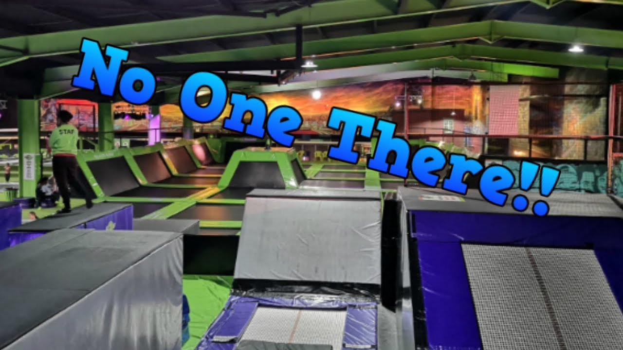 We Had The Whole Trampoline Park To Ourselves