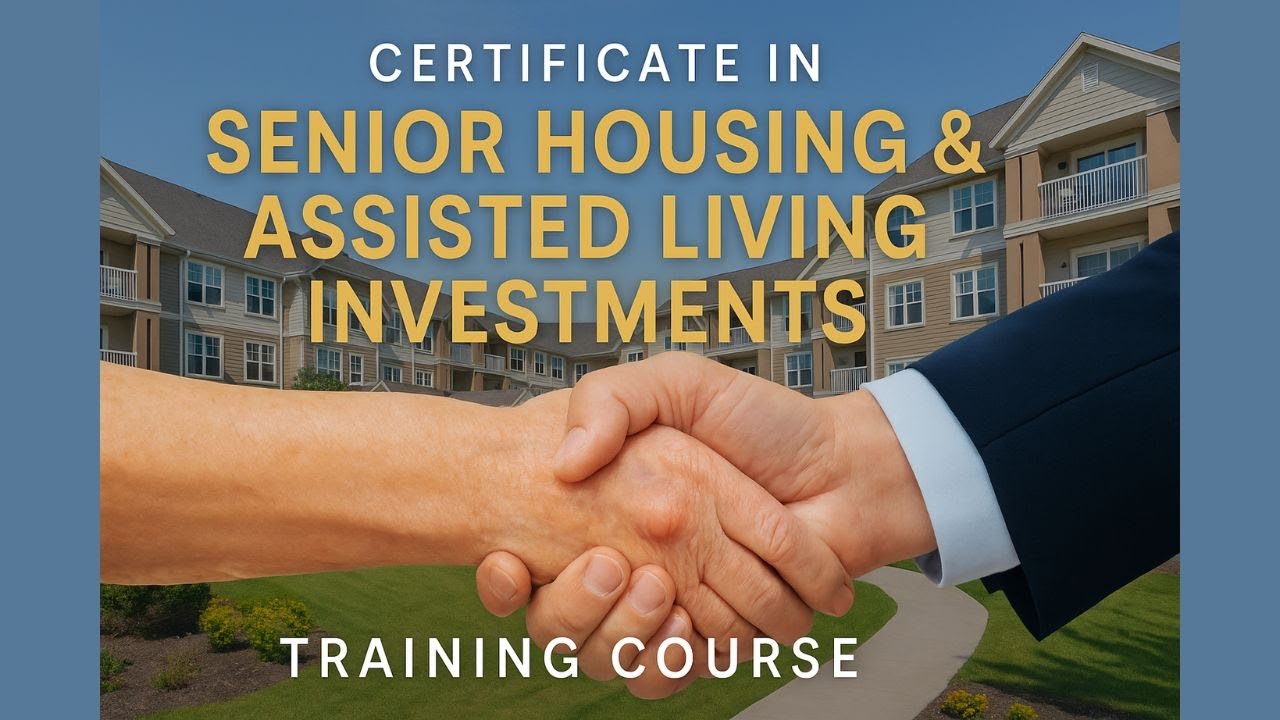 Certificate in Senior Housing & Assisted Living Investments | Training Course Lecture