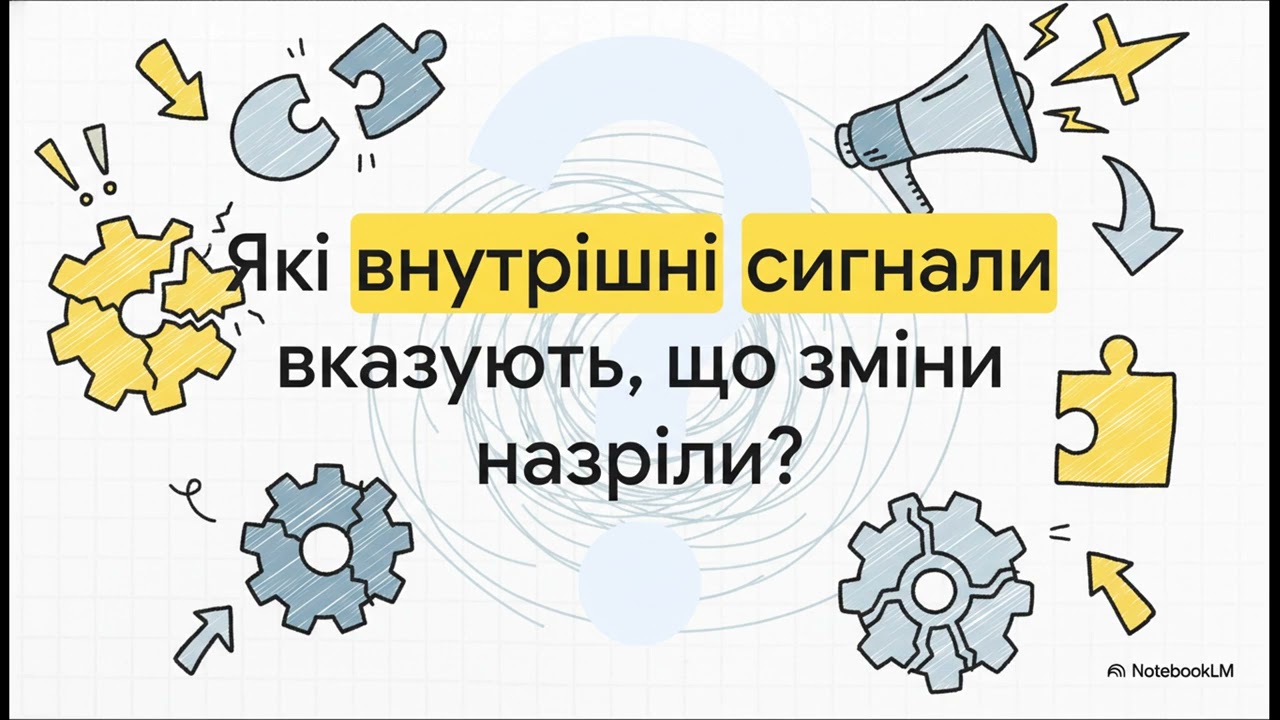 Організаційні зміни - чи можна уникнути негативу? Задачі менеджера в мінливому середовищі