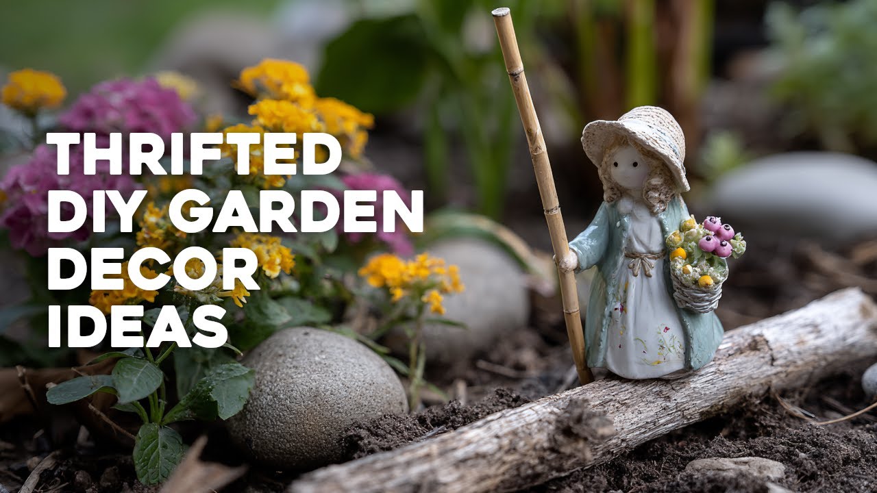 🌸🔨 Transform Your Garden with Thrifted DIY Decor: Budget-Friendly Outdoor Upcycling Ideas
