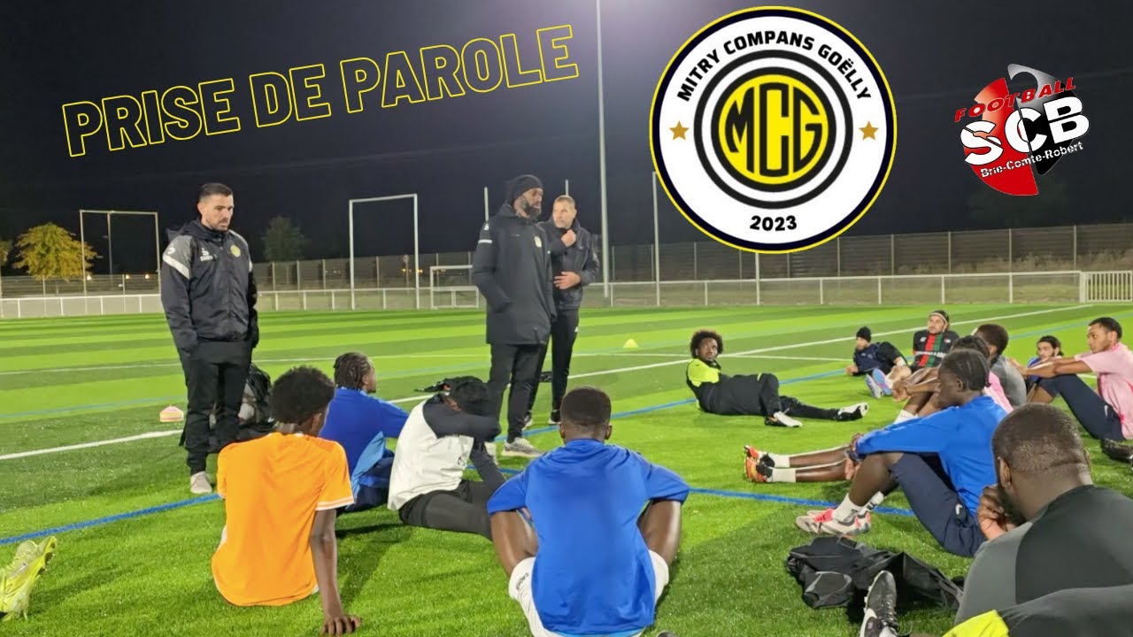 ⚔️ Le choc des invaincus approche: le coach de l'équipe premiere motive notre groupe avant Briard