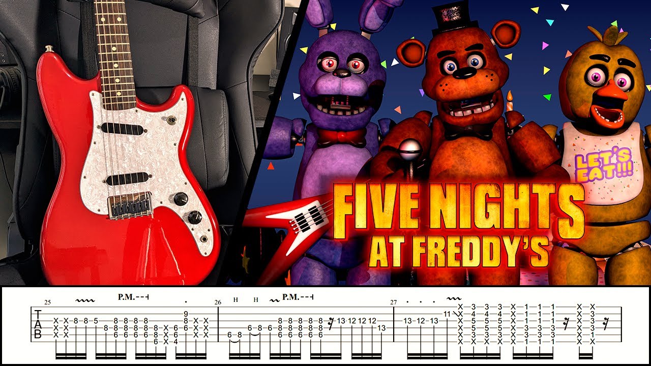 [TABS] It's Been So Long - The Living Tombstone【Five Nights at Freddy's 2 Song】Guitar Cover 2023