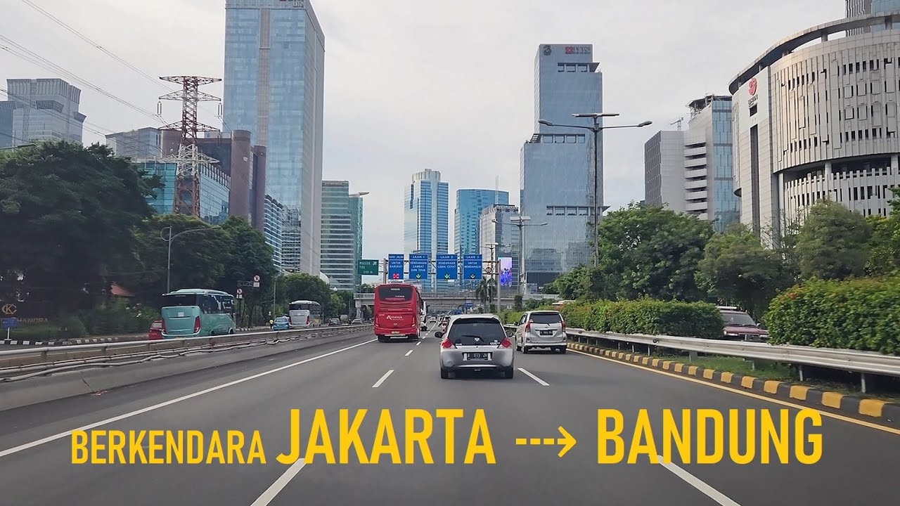 JAKARTA ⇢ BANDUNG lewat JALAN TOL   ‼️