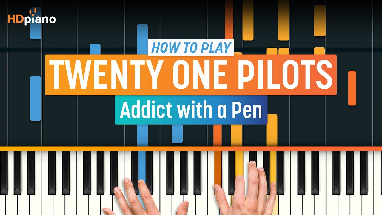 How to Play "Addict with a Pen" by twenty one pilots | HDpiano (Part 1) Piano Tutorial