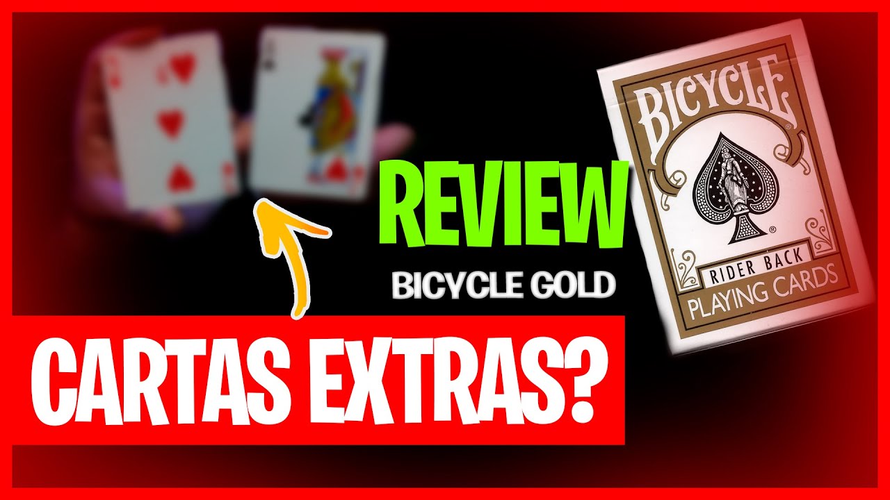 Review Baralho Bicycle Dourado! CONFIRA
