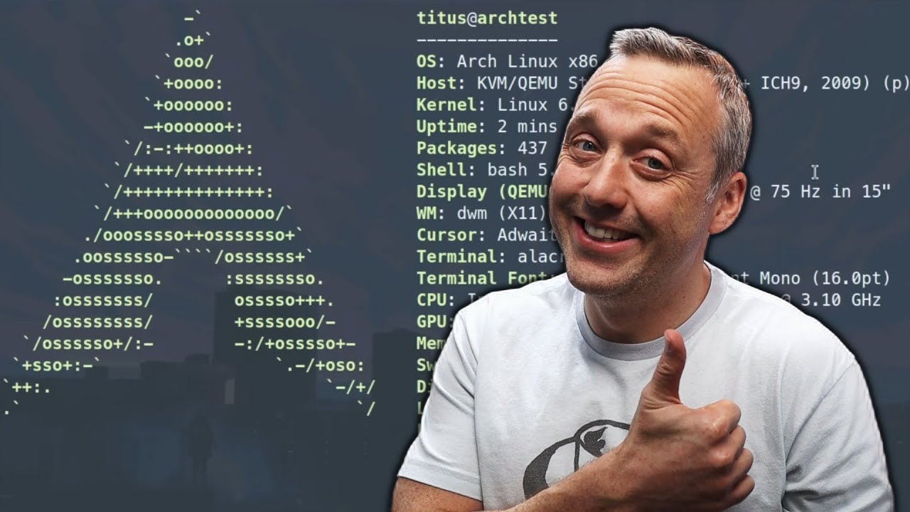Arch Linux за 12 минут