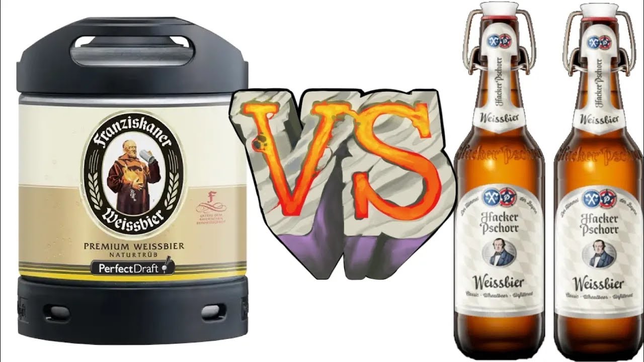 PerfectDraft Franziskaner 5.0% против Hacker-Pschorr 5.5% — решающая битва пшеничного пива!