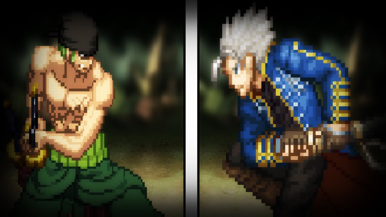 Speed Animation 9 - Vergil vs Zoro