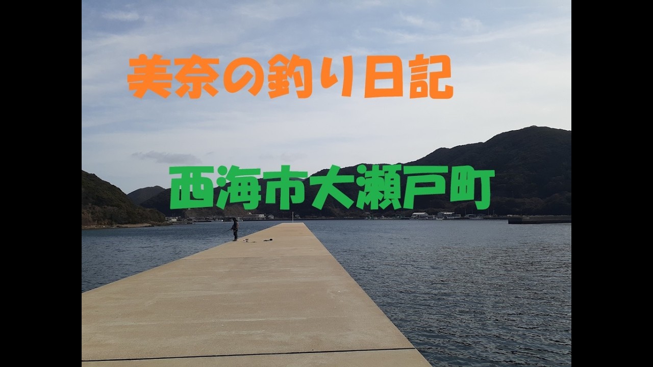 【美奈の釣り日記】長崎県西海市大瀬戸町での防波堤釣り　五目釣り　釣り初心者
