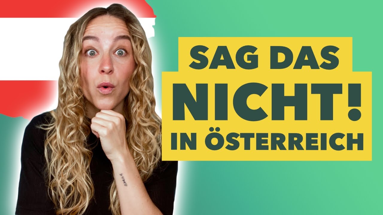 Sag das NICHT in Österreich 😱 10 Wörter, die in Österreich anders sind **100% Dialekt Edition**