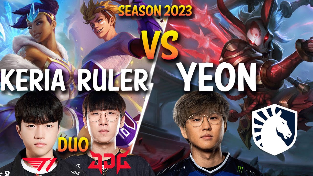 JDG Ruler VS TL Yeon - Ruler EZREAL + Keria KARMA vs Yeon KALISTA ADC - Patch 13.17 KR Ranked