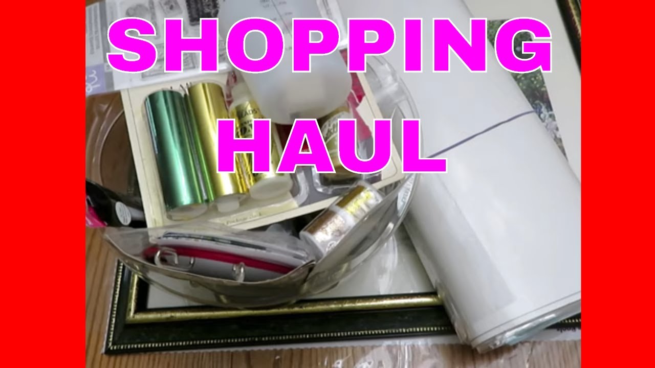 Craft Items Shopping Haul