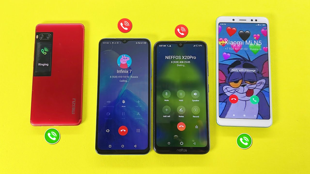 Madness Incoming & Outgoing Call XIAOMI N5 + Meizu Pro 7 + Neffos X20 Pro + Infinix 7