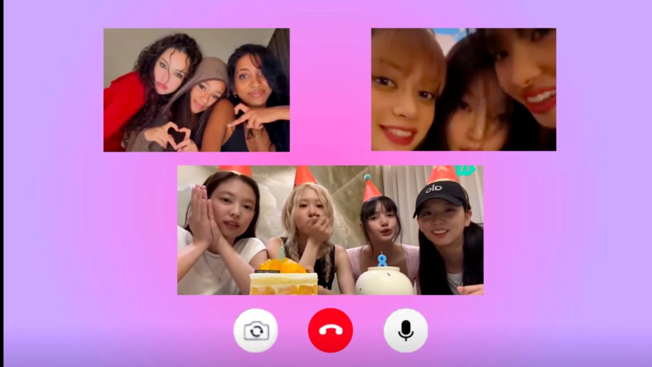 Кэтсай и Blackpink общаются по FaceTime!