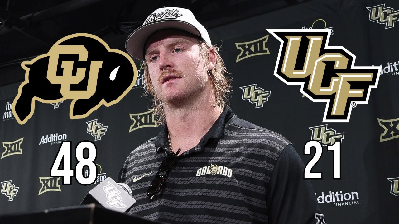 Colorado 48, UCF 21 - LB Ethan Barr Press Conference ⚔️🏈