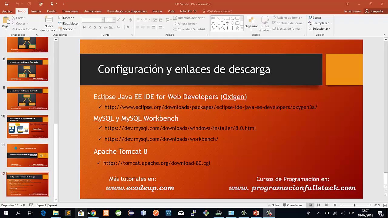 Descarga y ejecución de Eclipse Java EE IDE