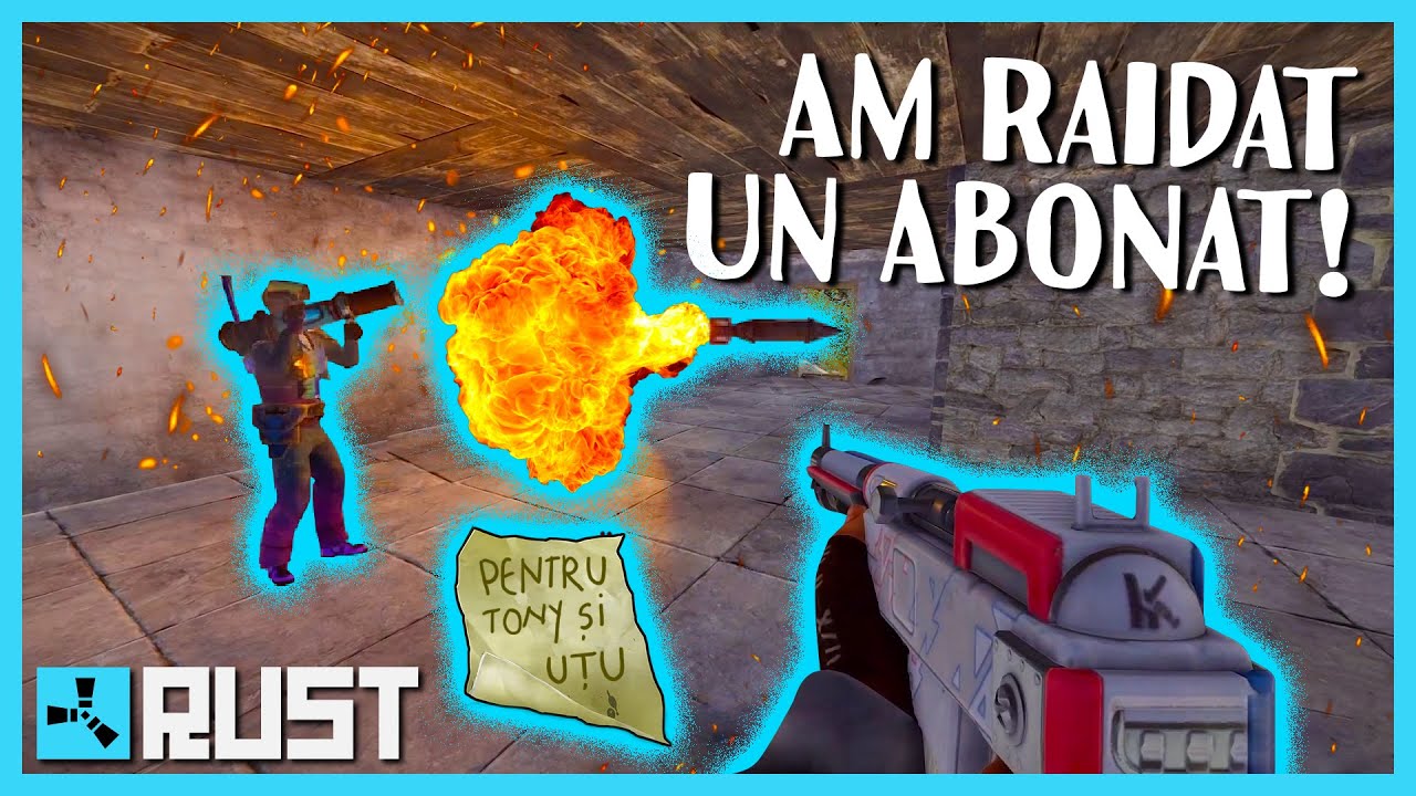 Mare surpriză! Am raidat un abonat fără să știu a cui e baza și mi-a lăsat bilet! 😱 | Rust România