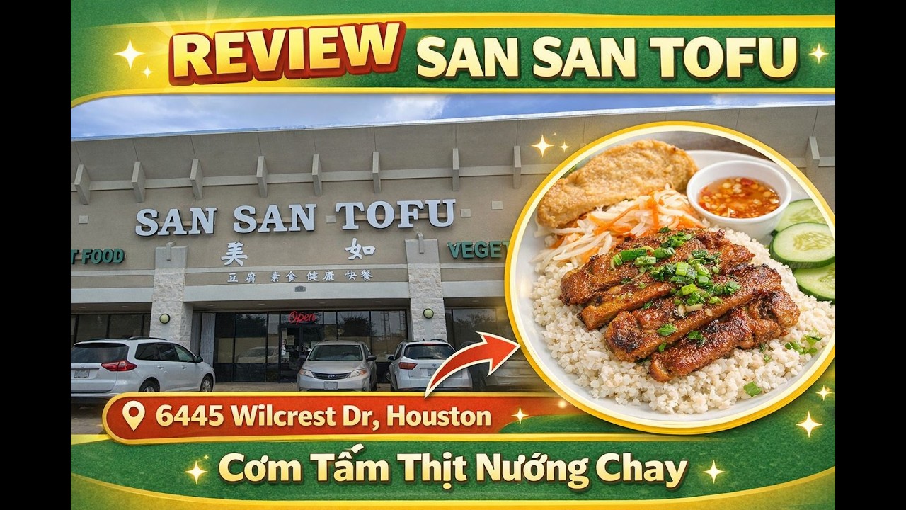 Lễ Tro - Dùng cơm chay tại San San Tofu