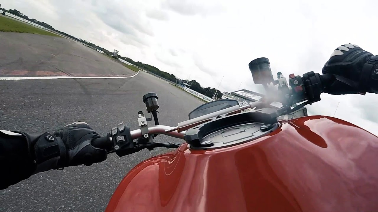 2017 Ducati Monster 1200S Track at Padborg Park | Onboard Video