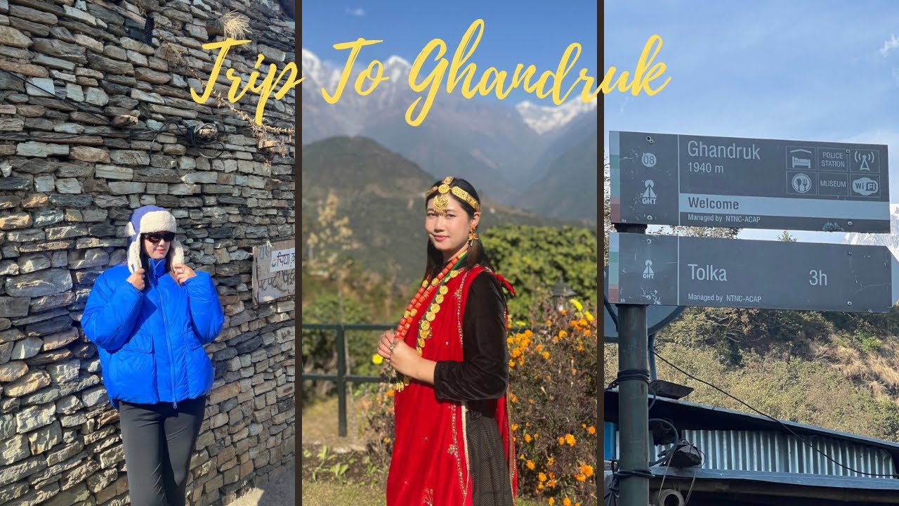 Short trip to Ghandruk | Bbq 🍖 | Mountain View