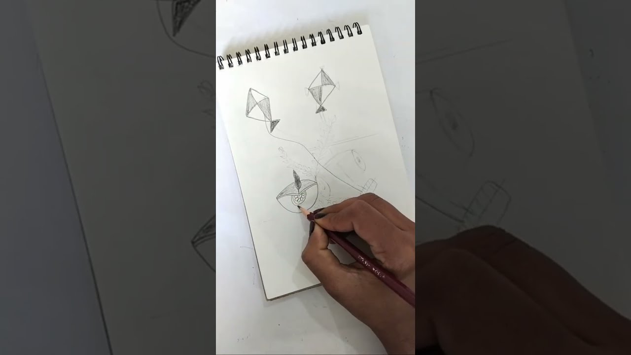 Happy makar sankranti drawing 👍🧿❤️❤️