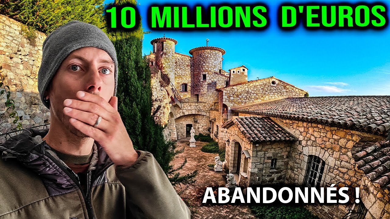 CE CHÂTEAU DE LUXE À 10 MILLIONS EST ABANDONNÉ ! Urbex